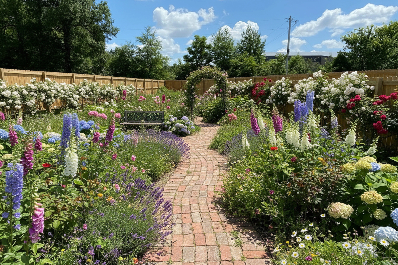 English Cottage Garden transformation