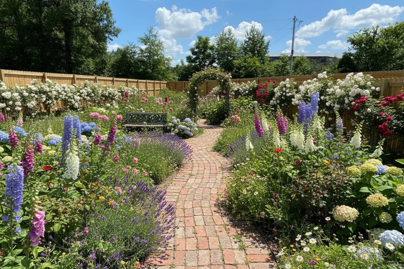 English Cottage Garden transformation