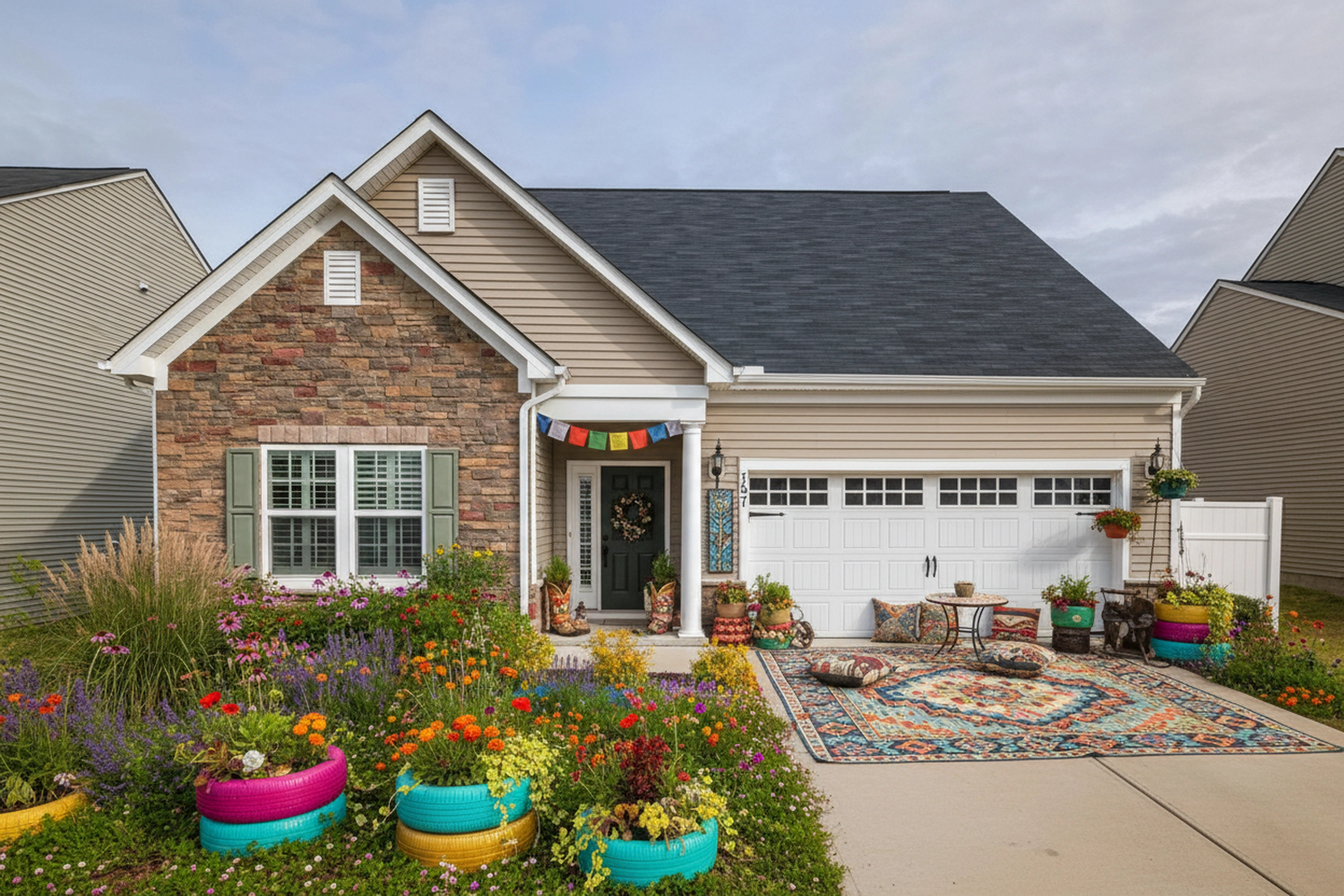 Bohemian Eclectic transformation