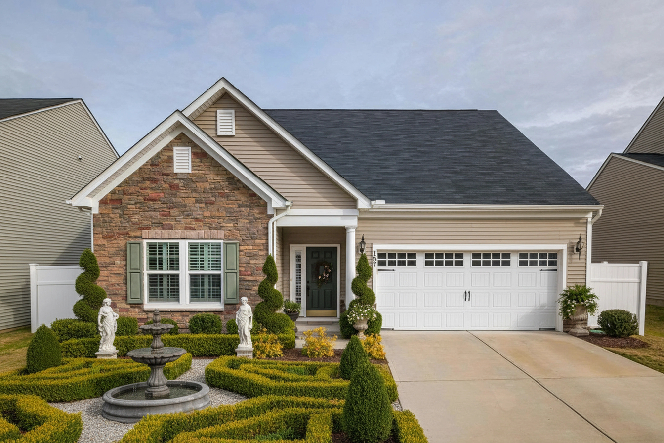 French Formal Garden transformation