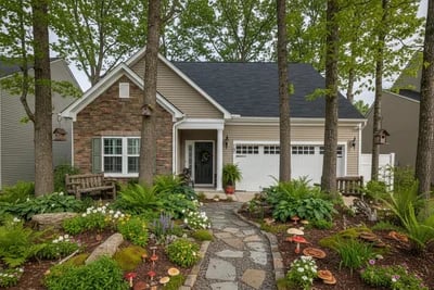 Pexels Curtis Adams 1694007 3555615 transformed to Woodland Garden style