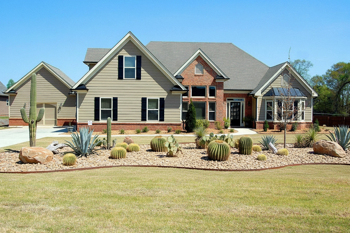 Desert Xeriscape transformation