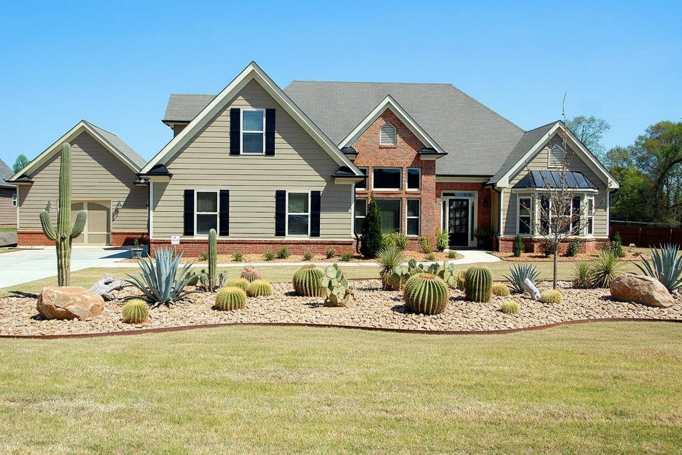 Desert Xeriscape transformation