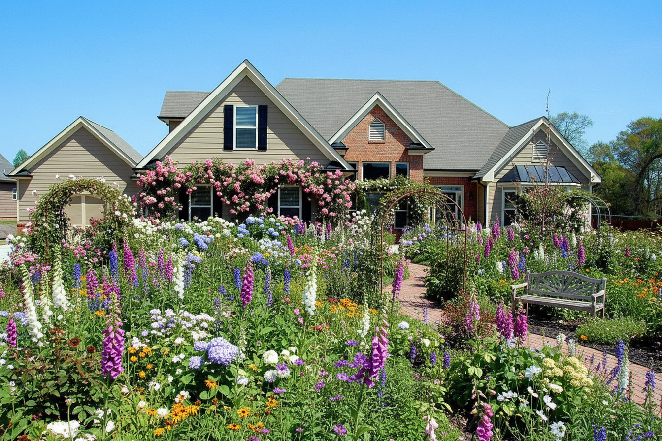 English Cottage Garden transformation