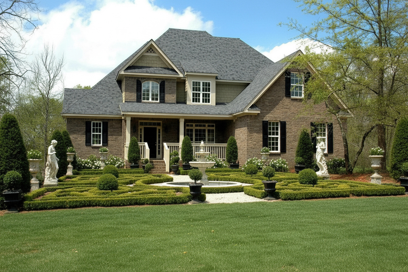 French Formal Garden transformation