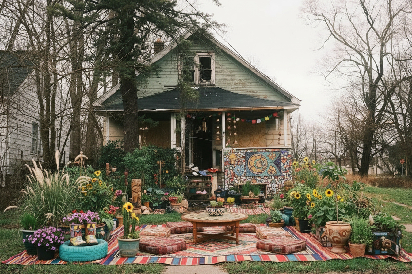 Bohemian Eclectic transformation