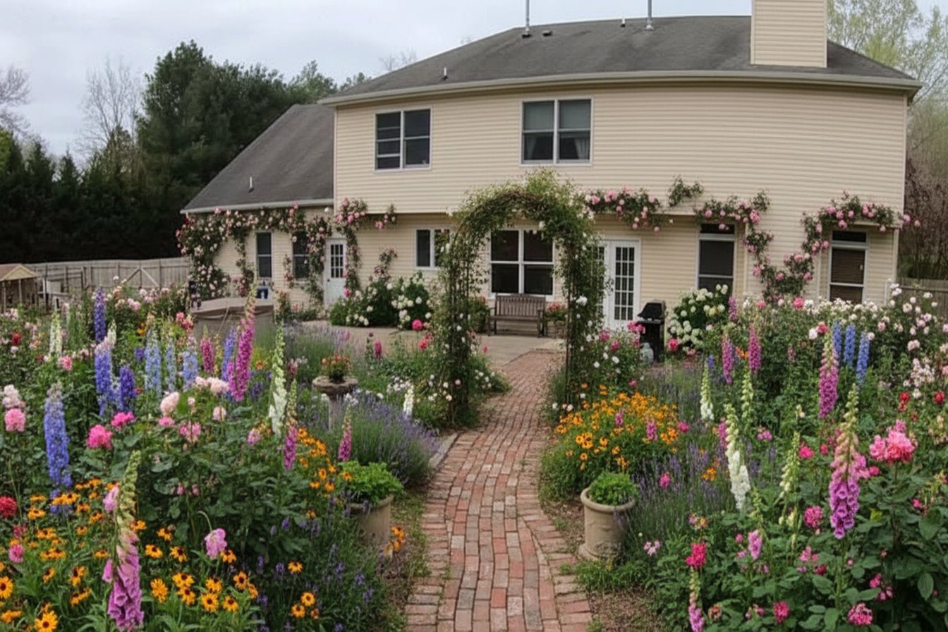 English Cottage Garden transformation