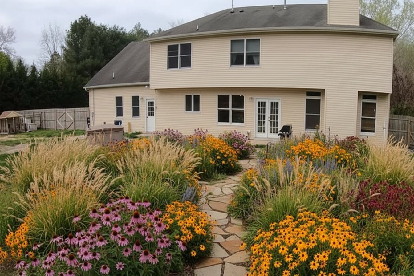 Prairie Style Garden transformation