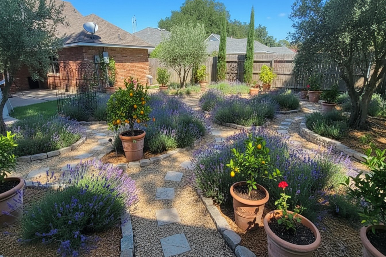 Mediterranean Garden transformation