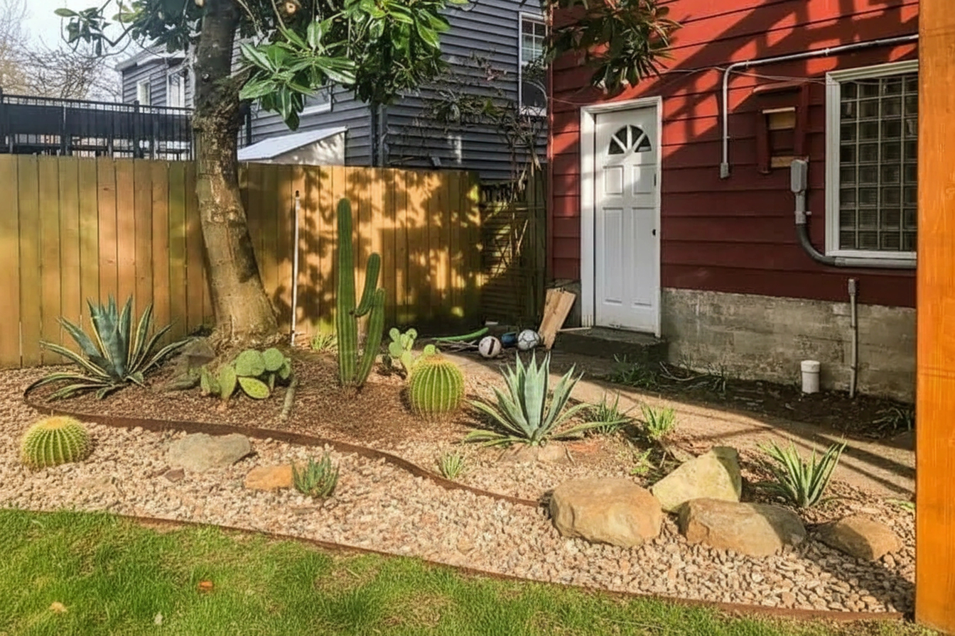 Desert Xeriscape transformation