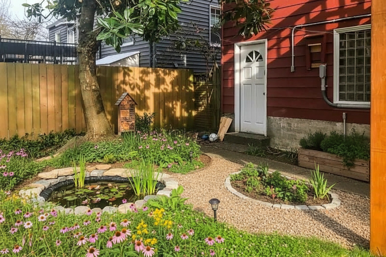Modern Eco-Garden transformation