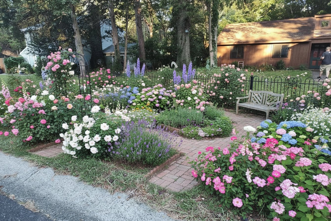 English Cottage Garden transformation