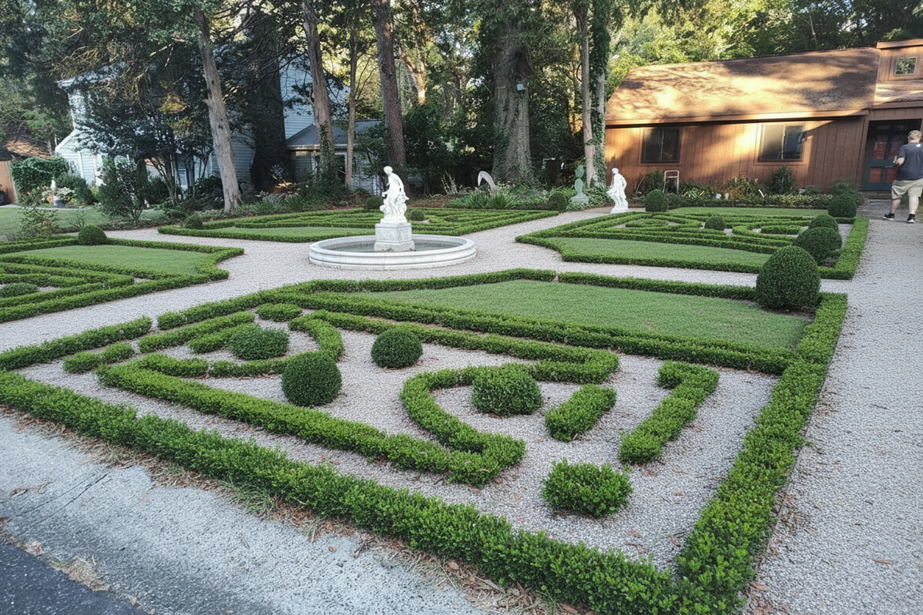 French Formal Garden transformation