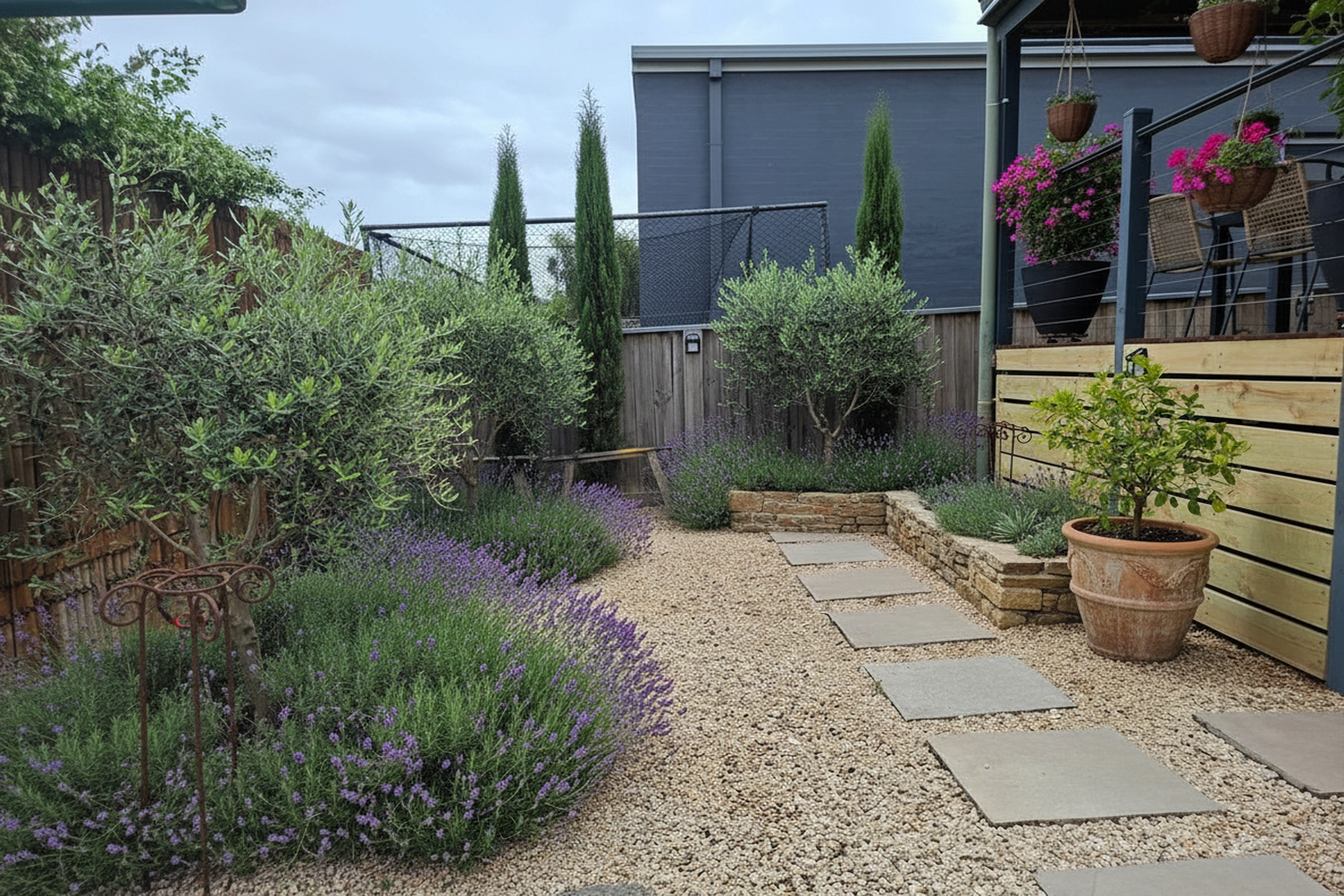 Mediterranean Garden transformation