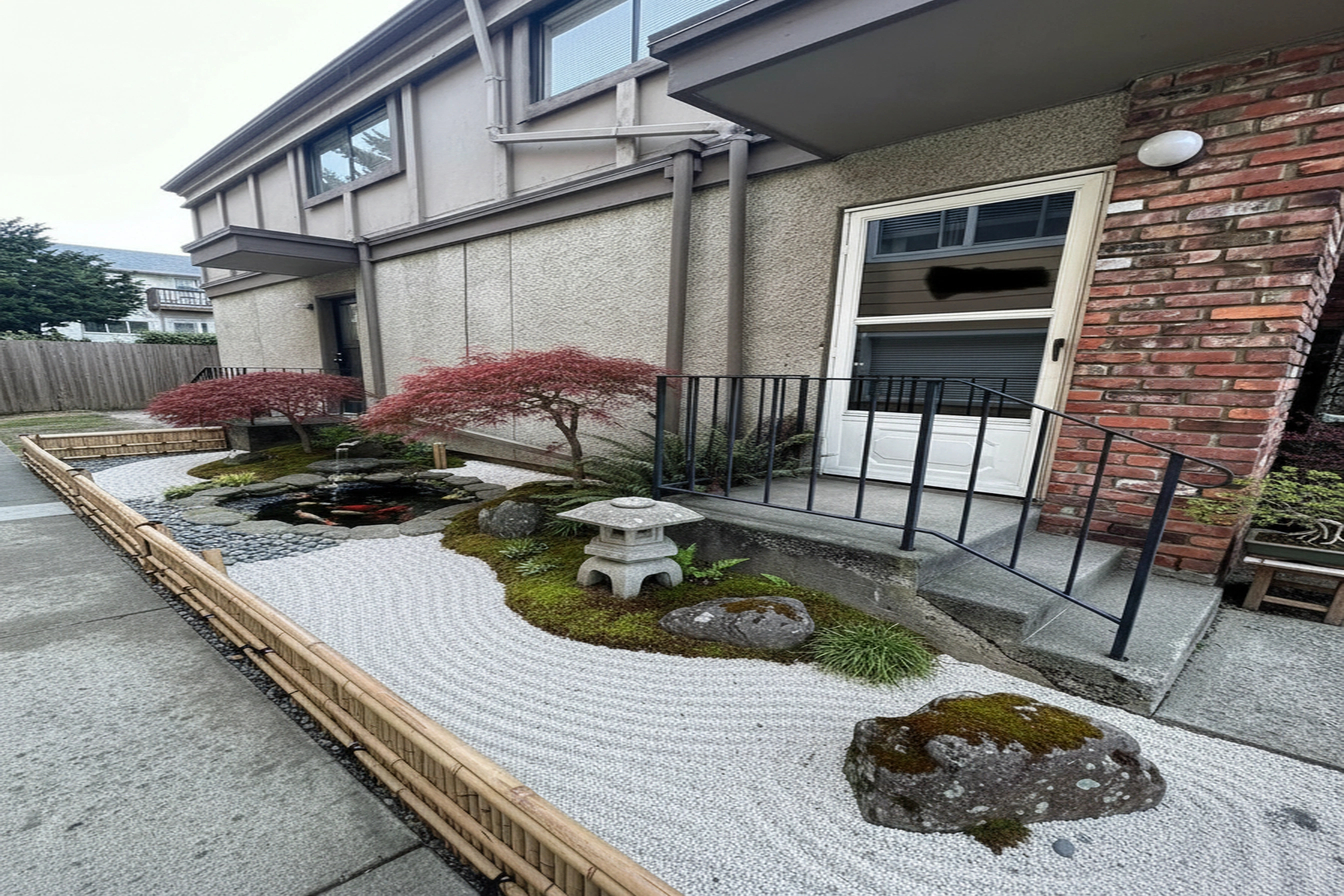 Japanese Zen Garden transformation