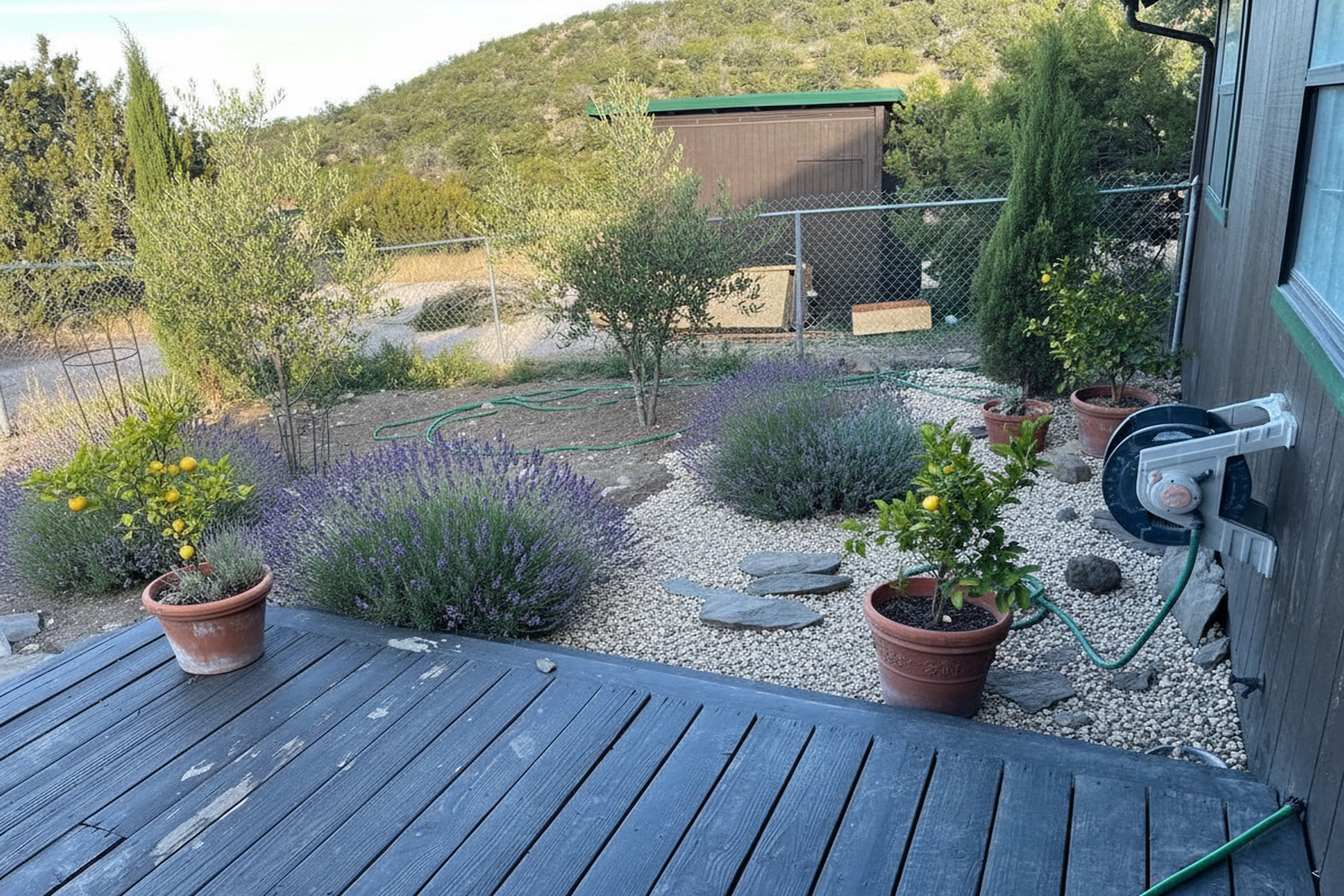 Mediterranean Garden transformation
