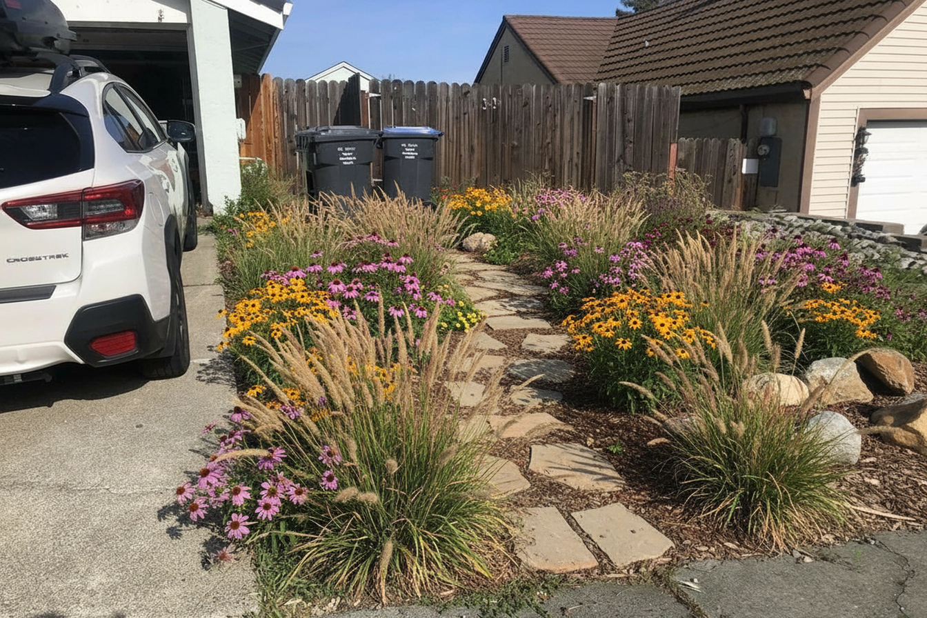 Prairie Style Garden transformation