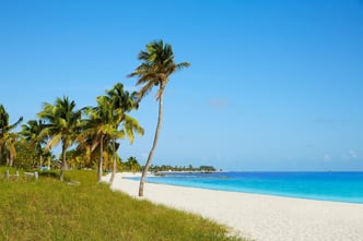 Smathers Beach in Key West, Florida