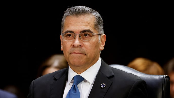 U.S. Secretary of Health and Human Services Xavier Becerra testifies before the Senate Appropriations committee