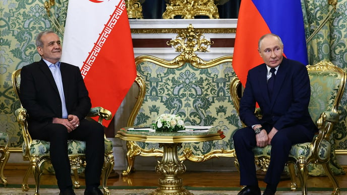 Iranian President Masoud Pezeshkian visits Russia