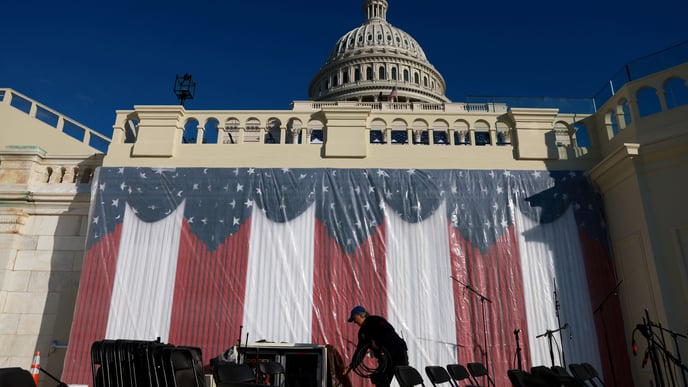 Trump's inauguration is being moved indoors due to dangerously cold temperatures expected on Monday, in Washington