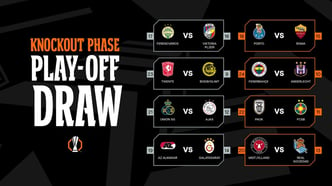 Knockout Phase - Play-Off Draw 2025