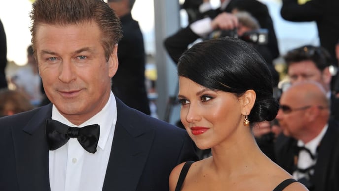 Alec Baldwin & Hilaria Thomas at the premiere of Moonrise Kingdom - the gala opening of the 65th Festival de Cannes