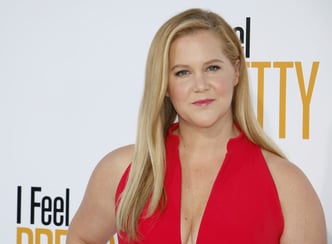 Amy Schumer at the Los Angeles premiere of 'I Feel Pretty' held at the Regency Village Theatre in Westwood, USA on April 17, 2018