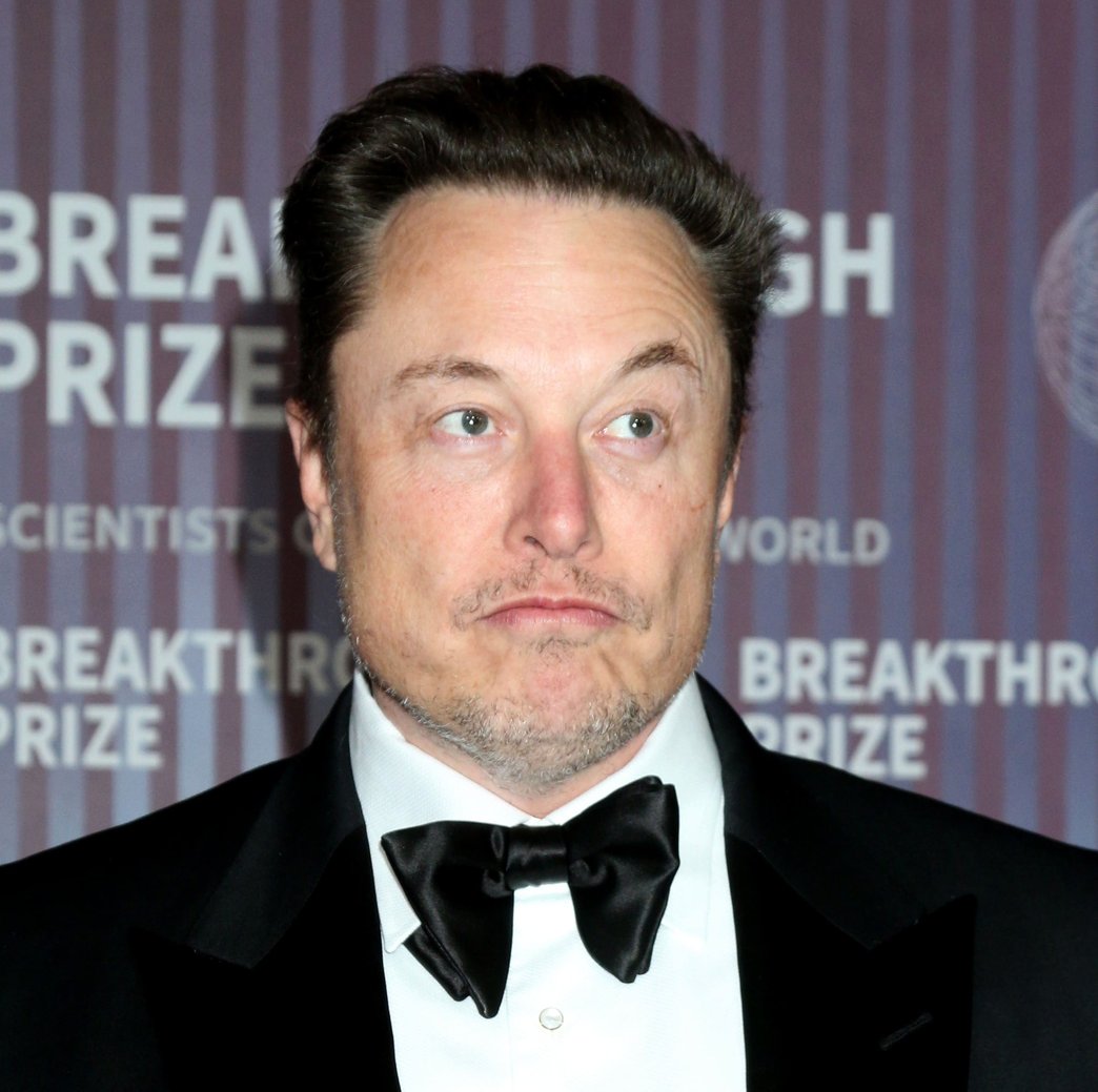 Elon Musk at the 10th Annual Breakthrough Prize Ceremony at the Academy Museum of Motion Pictures on April 13, 2024 in Los Angeles, CA