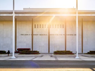 Entrance to the John F. Kennedy Center for the Performing Arts