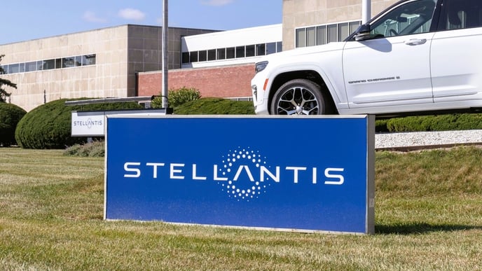 Jeep Grand Cherokee at the Stellantis transmission plant. Jeep offers the Grand Cherokee in Laredo, Trailhawk and Overland models