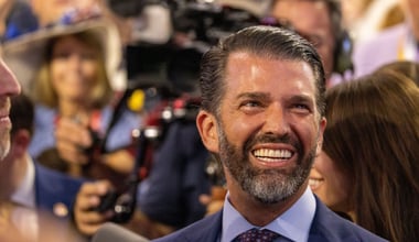 Milwaukee, Wisconsin - July 15, 2024: Donald Trump Jr. at the Republican National Convention