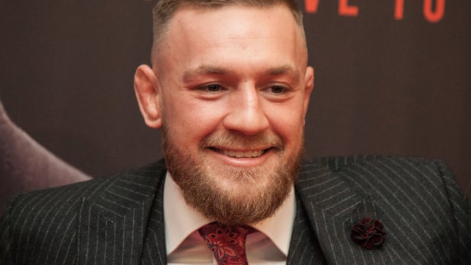 DUBLIN, IRELAND - NOVEMBER 2017 UFC and MMA fighter, Conor The Notorious McGregor at the Irish premiere of the documentary about his rise within the ranks of MMA fighting.