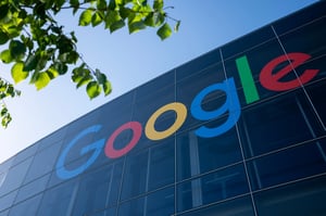 Google sign is seen at Googleplex, the corporate headquarters complex of Google and its parent company, Alphabet, Inc., in Mountain View, California