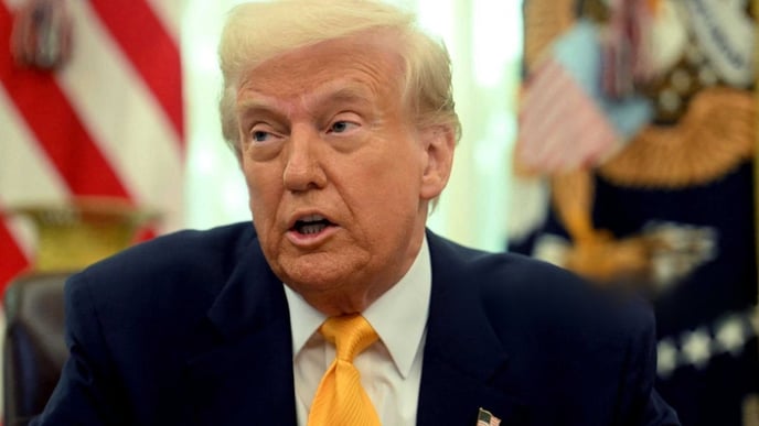 President Donald Trump speaks from the Oval Office of the White House in Washington, DC, on March 7, 2025. By Shutterstock.com - Jimwatson