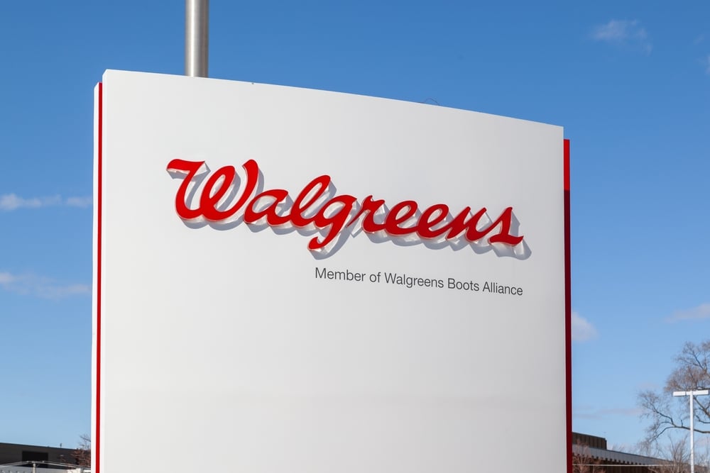 Walgreen’s sign at their headquarters in Deerfield, Illinois, USA