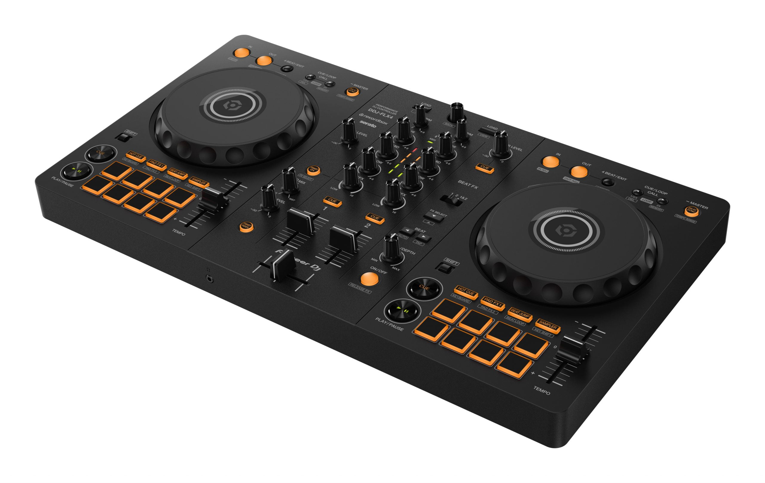 [美品] Pioneer DJ DDJ-FLX4 コントローラ Pioneer DJ DDJ-FLX4 2-channel DJ controller for multiple DJ