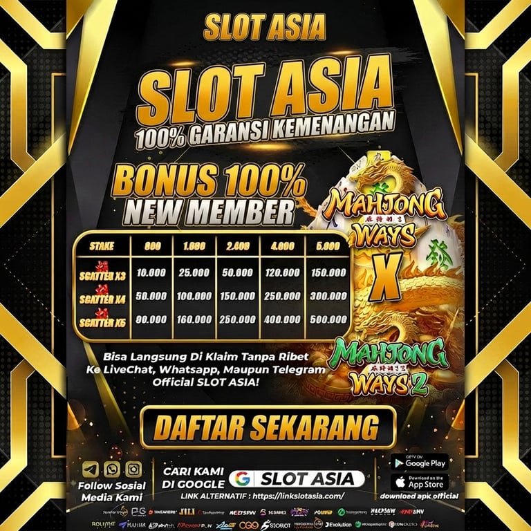 SLOT ASIA » Agen Situs Bandar Slot Gacor Resmi Pusatnya Link Gampang Maxwin