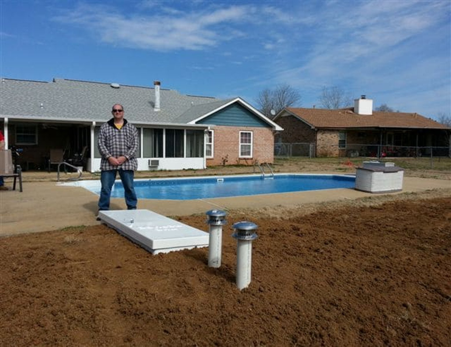 Refuge underground tornado storm shelter installation example 6