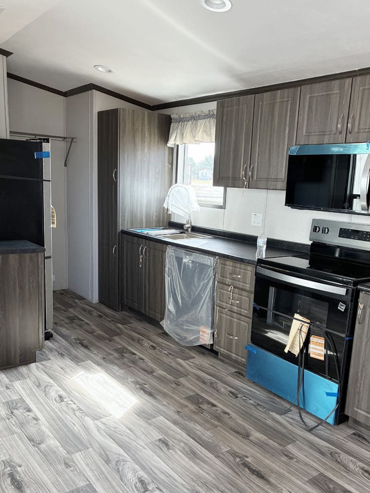 Kitchen - 2 Bedroom #15344 at Bell Mobile Homes in Levelland, TX