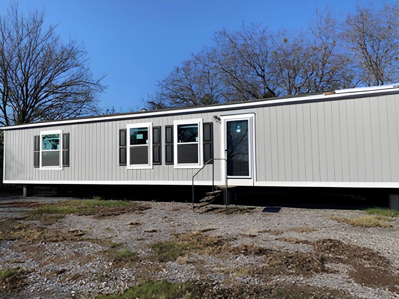 Front view of The Spirit 16x56 singlewide at New Start Homes