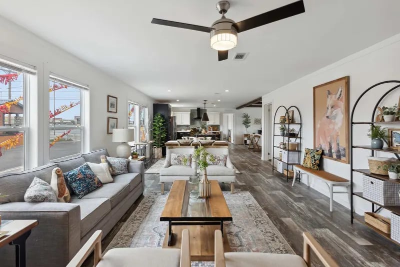 Large living space in the Winter Series 3276H by Champion Homes