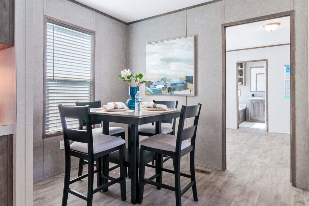 Dining nook in The Wilson 1,191 sq. ft. manufactured home