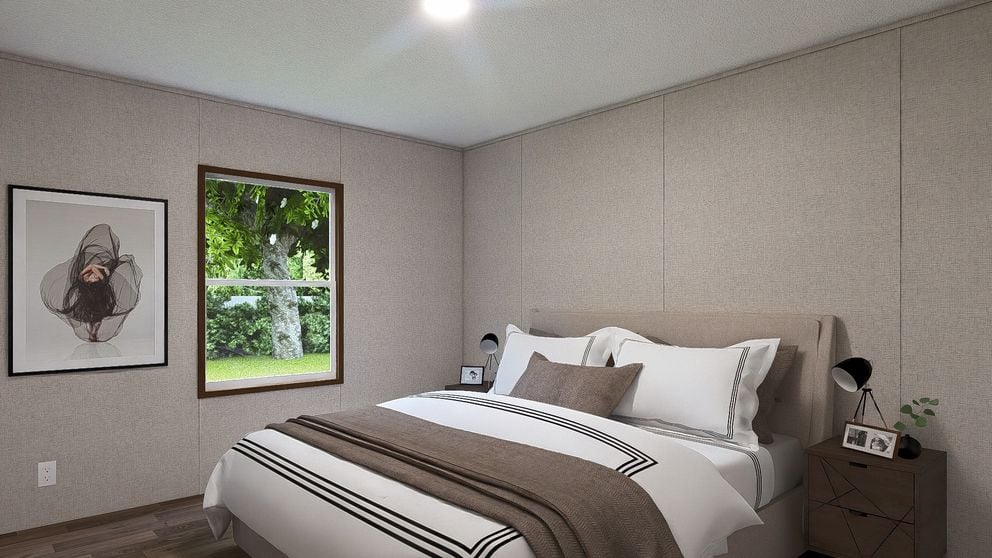 Second bedroom in The Sycamore double-wide manufactured home