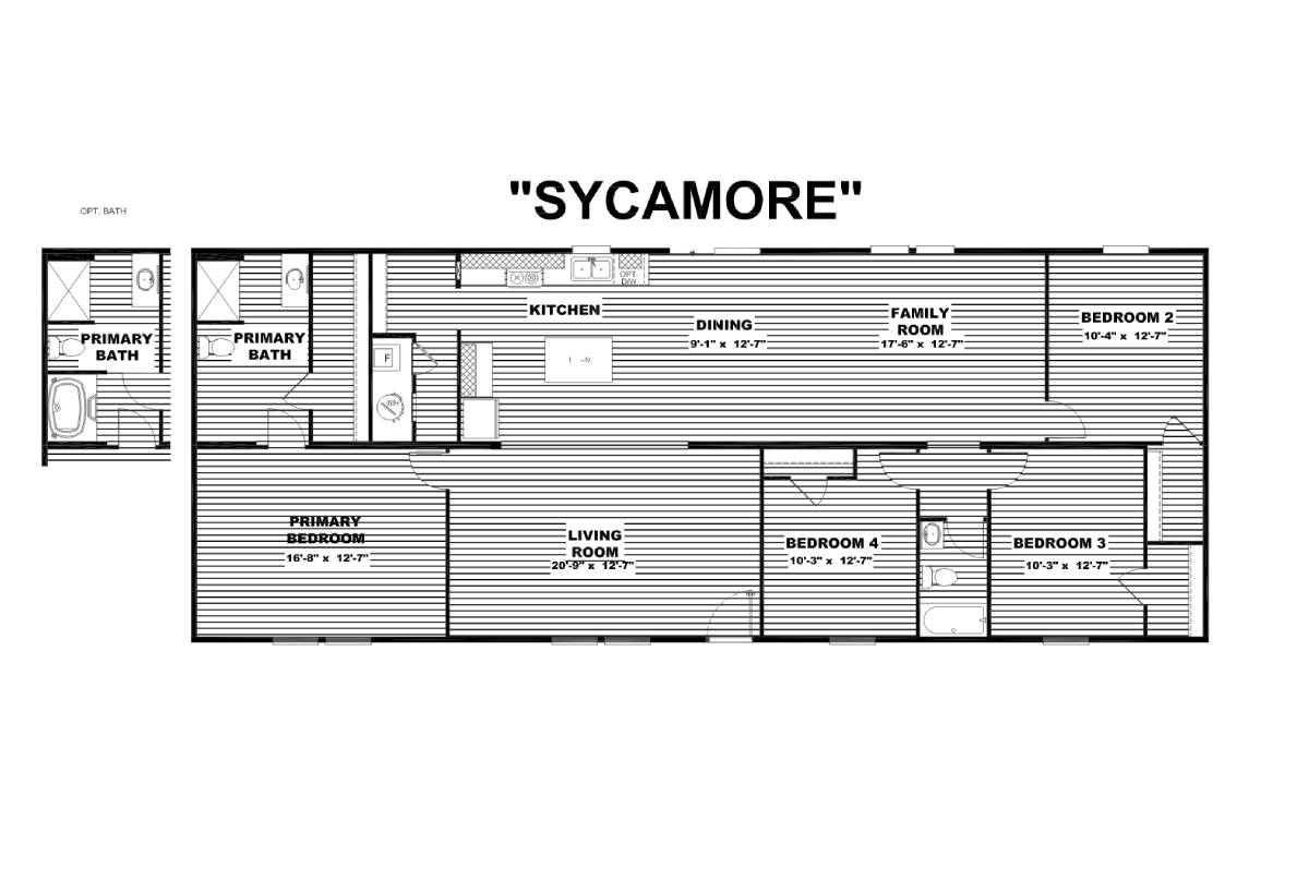 The Sycamore by TRU Homes floor plan