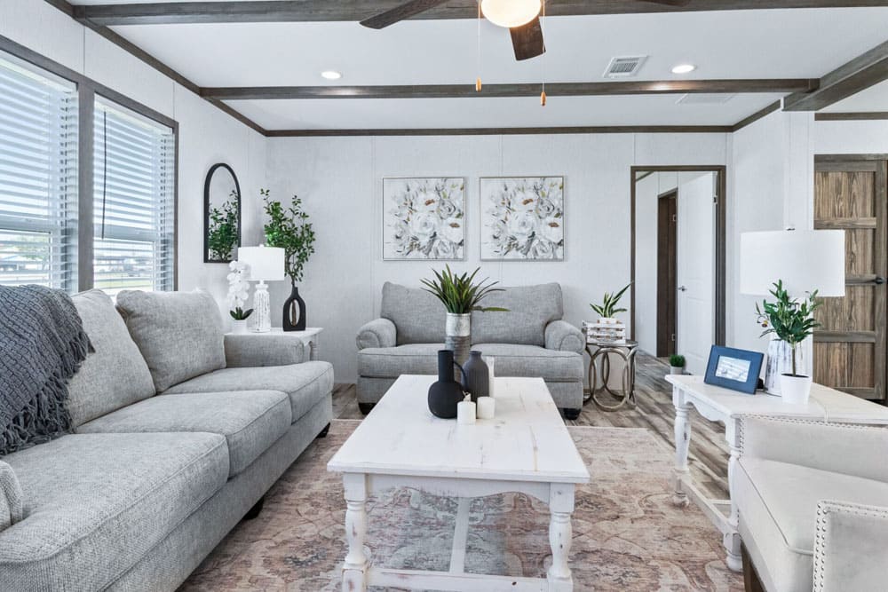 Spacious living room in The Murphy by Jessup Housing