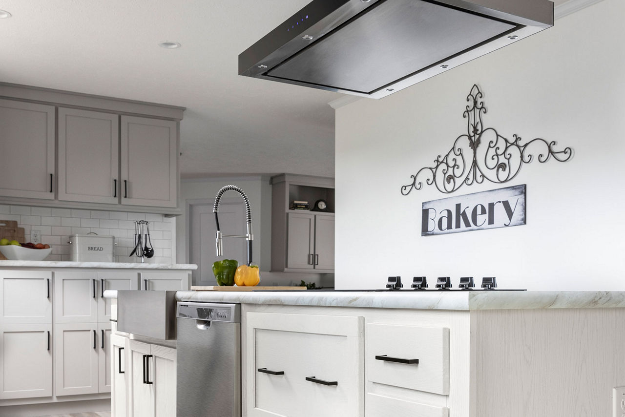 Kitchen in The Odyssey XL 3256 double-wide for sale in Colorado