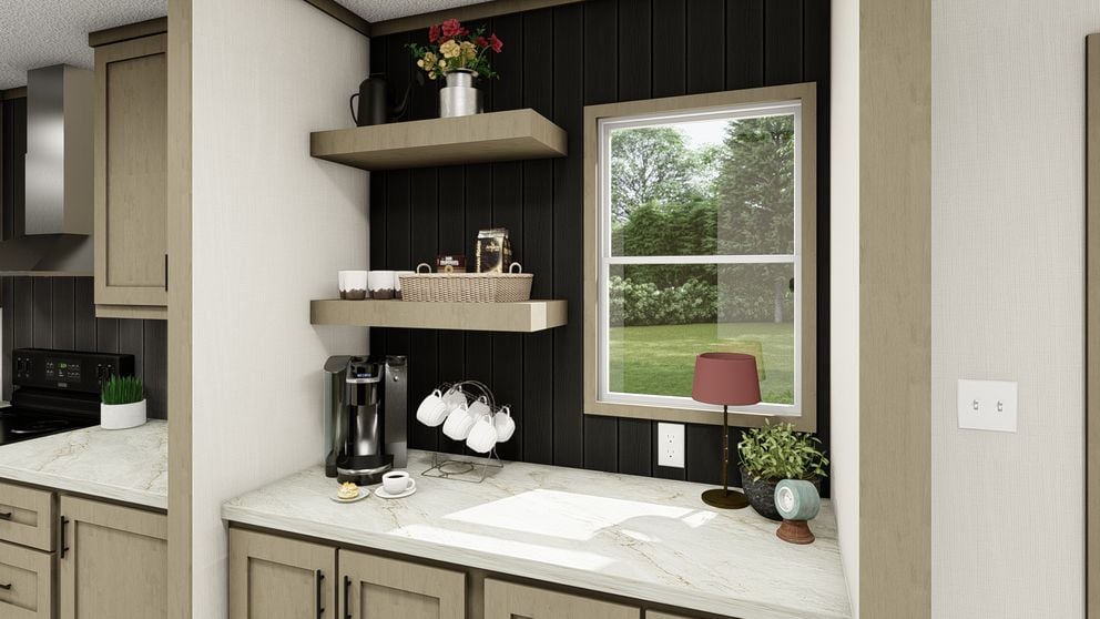 Bright kitchen in the Clayton Epic Snowcap home for sale