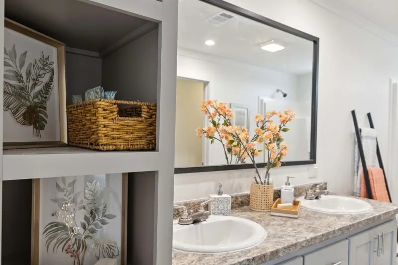 Interior finish details in the Winter Series 3276H by Champion Homes