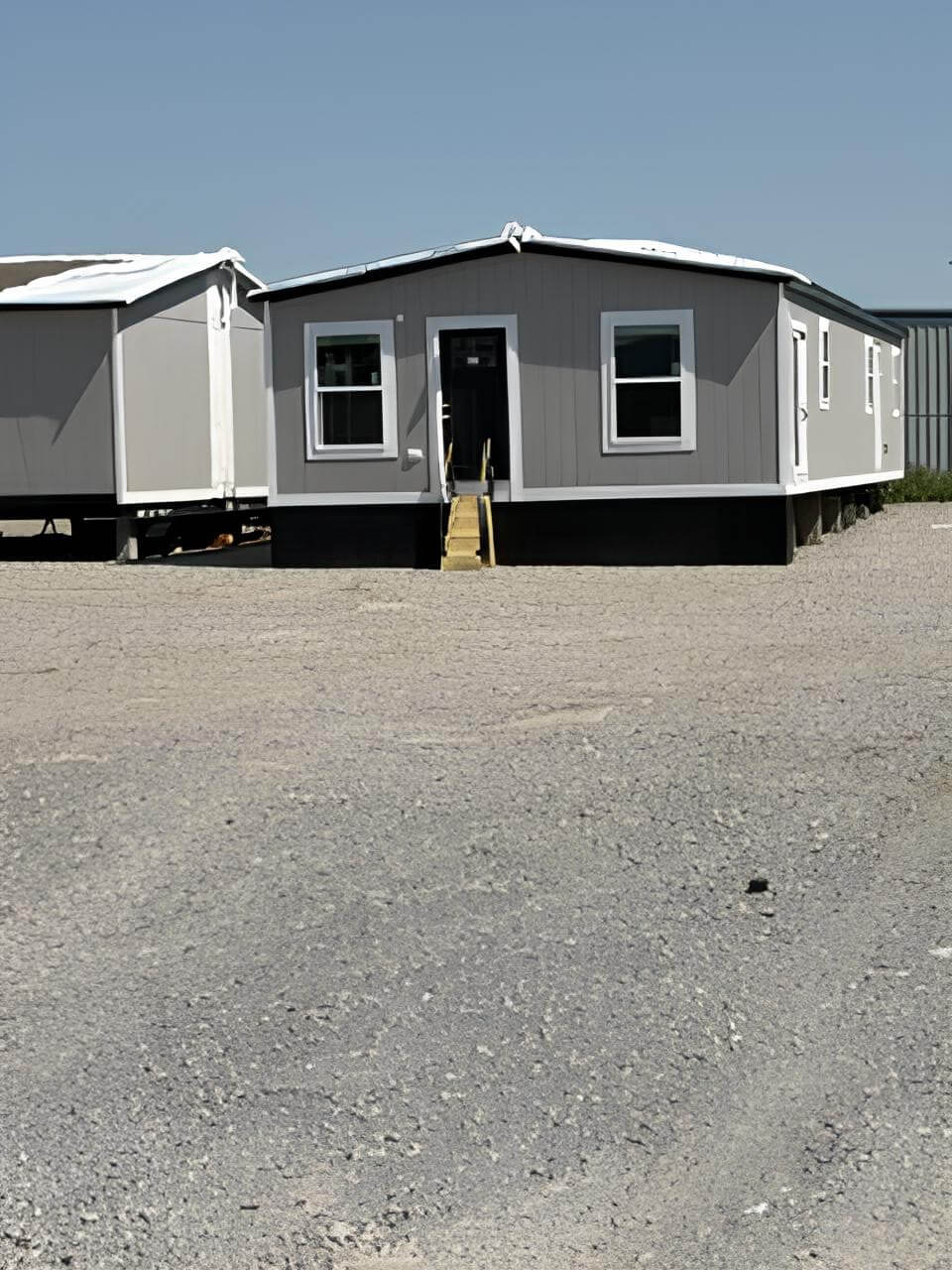 Front exterior of The Blitz doublewide manufactured home in Bonham, TX
